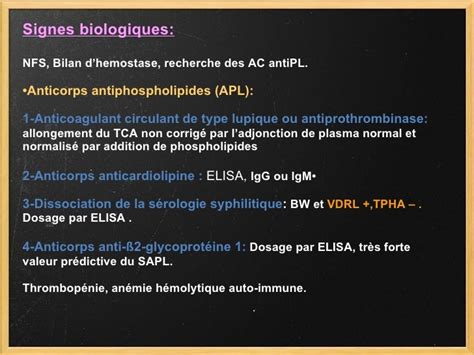 Recherche d’un anticoagulant circulant de type lupique